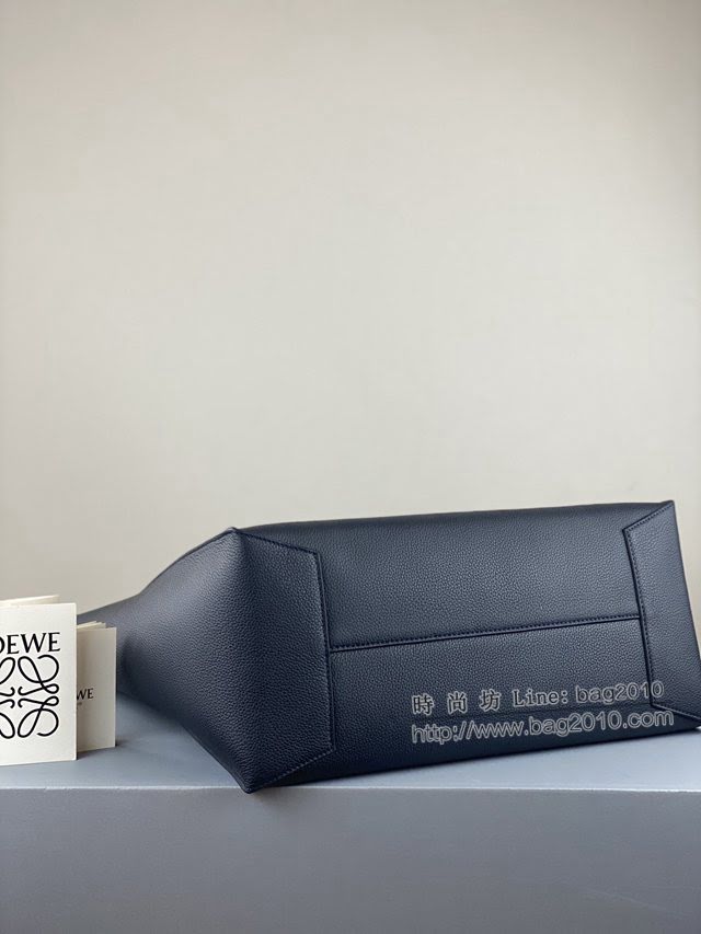 LOEWE包包 羅意威Buckle Tote手袋 羅意威深藍男士黑色托特包 3050  tcl1011
